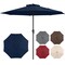 Slickblue; Fabric Outdoor Heavy Duty Market Umbrella with Crank Handle, 8 Sturdy Ribs, UV Protection; Category:Patio Umbrellas; Image:5